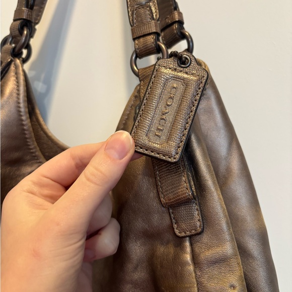 Vintage Bronze Coach Purse